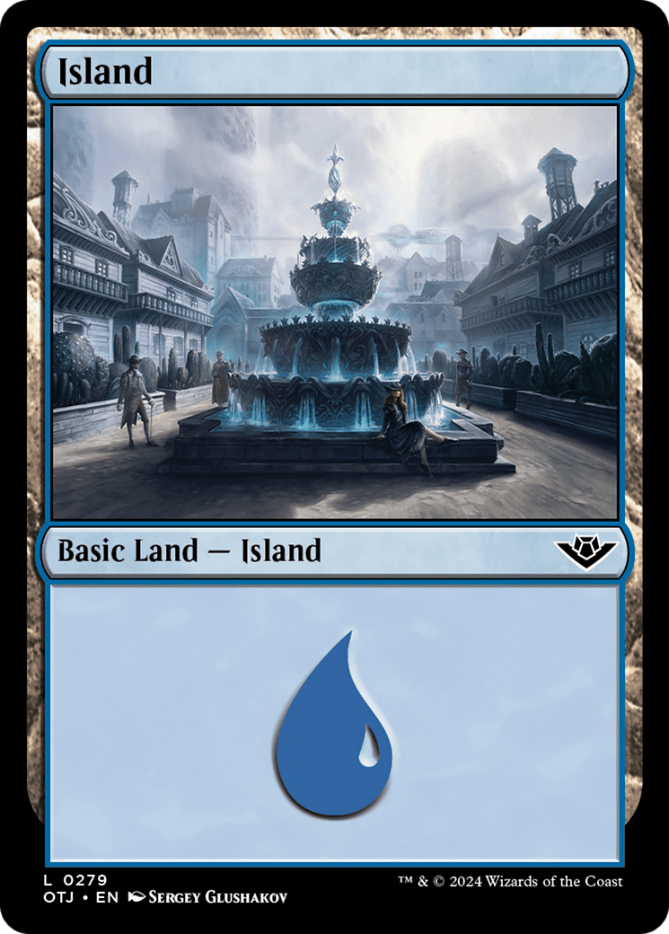 Island (0279) [Outlaws of Thunder Junction] MTG Single Magic: The Gathering  | Multizone: Comics And Games