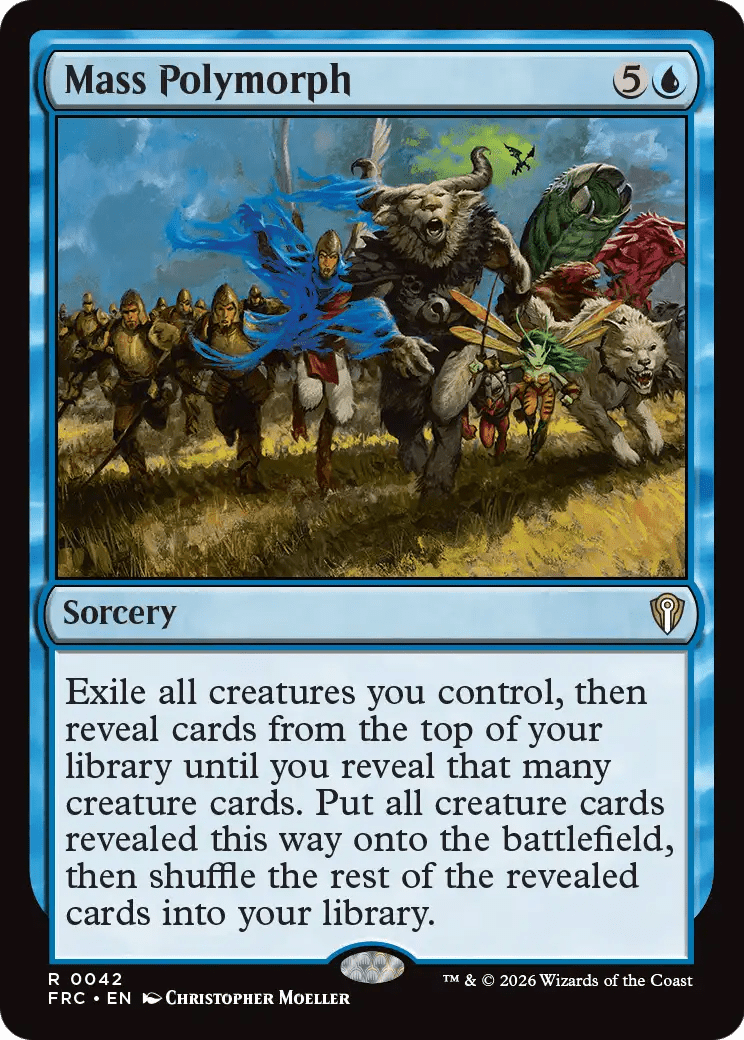 Mass Polymorph [Reality Fracture Commander] MTG Single Magic: The Gathering  | Multizone: Comics And Games