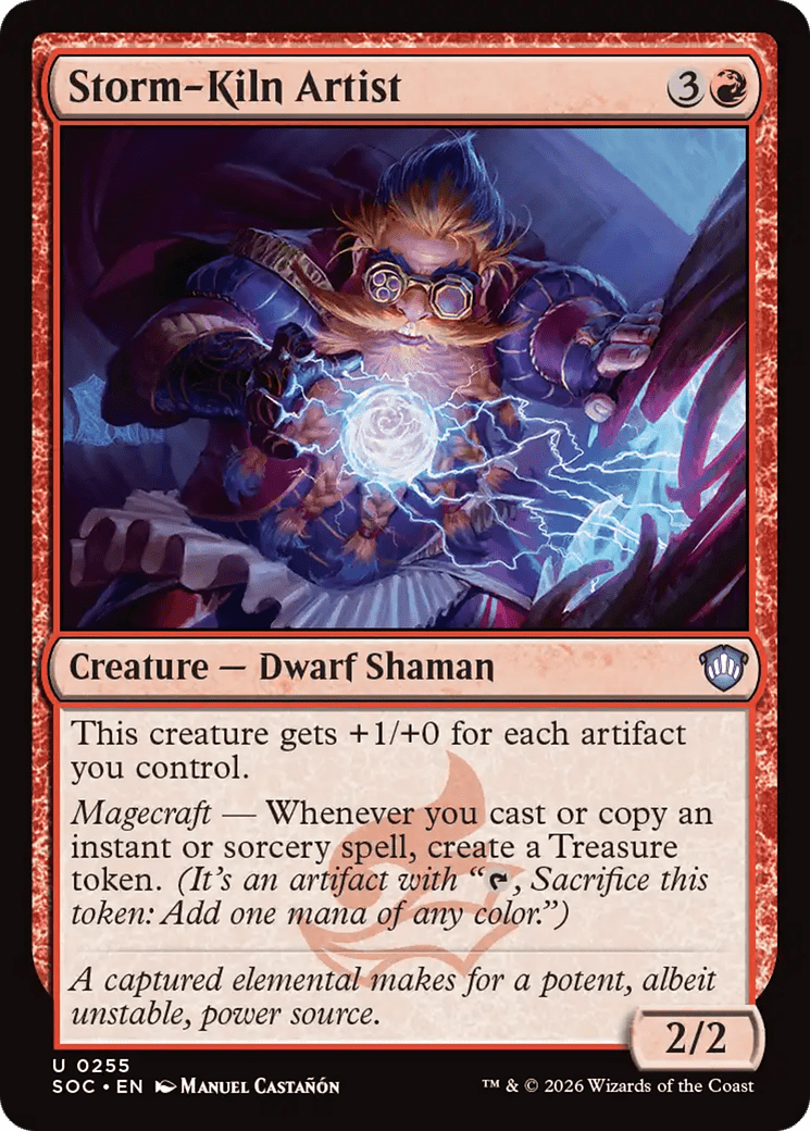 Storm-Kiln Artist [Secrets of Strixhaven Commander] MTG Single Magic: The Gathering  | Multizone: Comics And Games