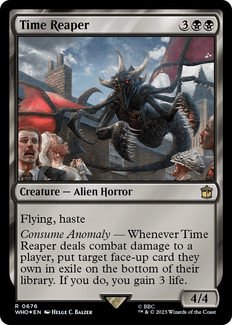 Time Reaper (Surge Foil) [Doctor Who] MTG Single Magic: The Gathering  | Multizone: Comics And Games