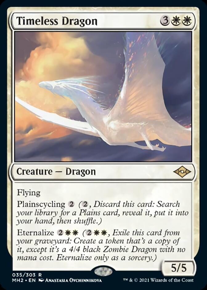 Timeless Dragon [Modern Horizons 2] MTG Single Magic: The Gathering  | Multizone: Comics And Games