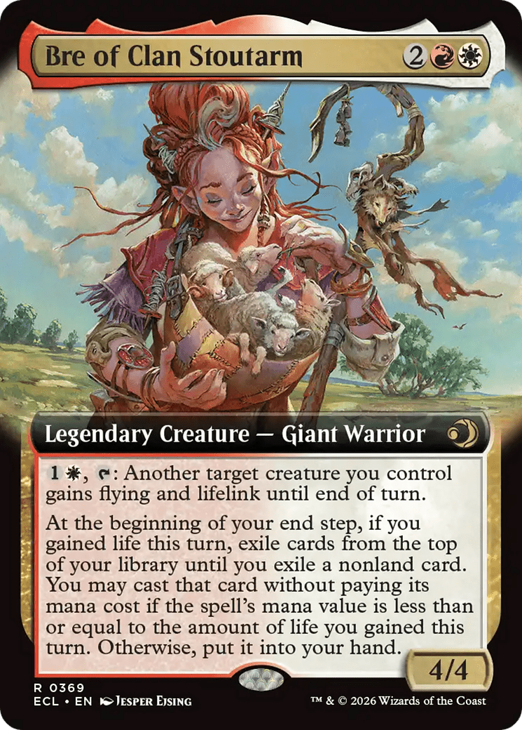 Bre of Clan Stoutarm (Extended Art) [Lorwyn Eclipsed] MTG Single Magic: The Gathering  | Multizone: Comics And Games