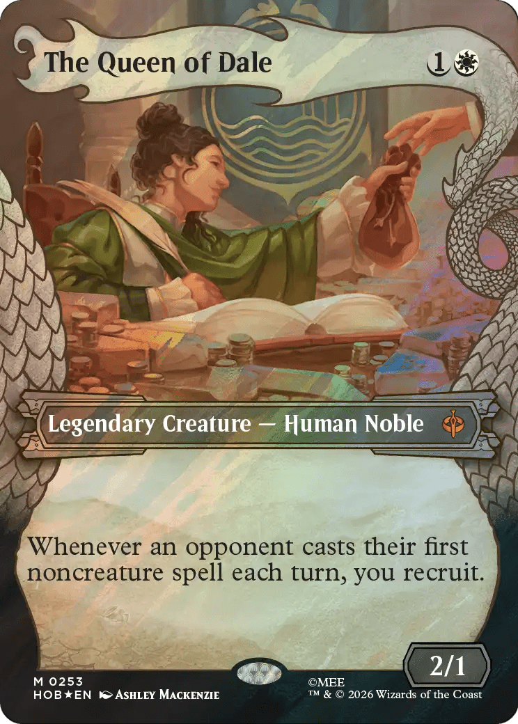 The Queen of Dale (Showcase) (Surge Foil) [The Hobbit] MTG Single Magic: The Gathering  | Multizone: Comics And Games