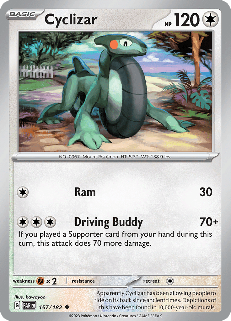Cyclizar (157/182) [Scarlet & Violet: Paradox Rift] Pokemon Single Pokémon  | Multizone: Comics And Games