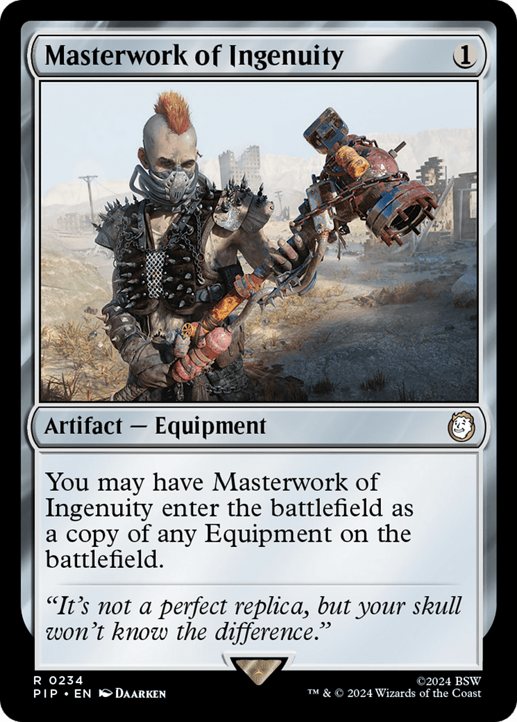 Masterwork of Ingenuity [Fallout] MTG Single Magic: The Gathering  | Multizone: Comics And Games