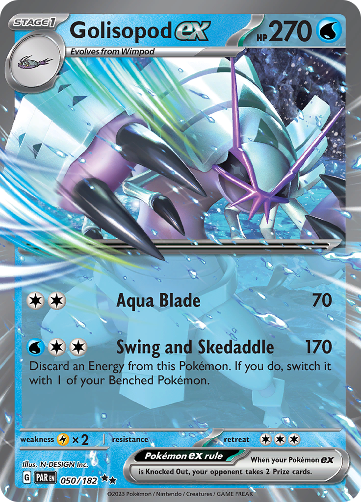 Golisopod ex (050/182) [Scarlet & Violet: Paradox Rift] | Multizone: Comics And Games