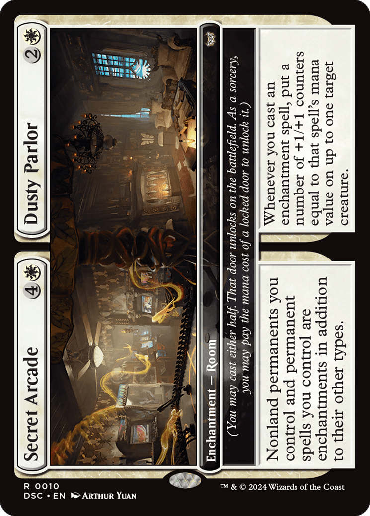 Secret Arcade // Dusty Parlor [Duskmourn: House of Horror Commander] MTG Single Magic: The Gathering  | Multizone: Comics And Games