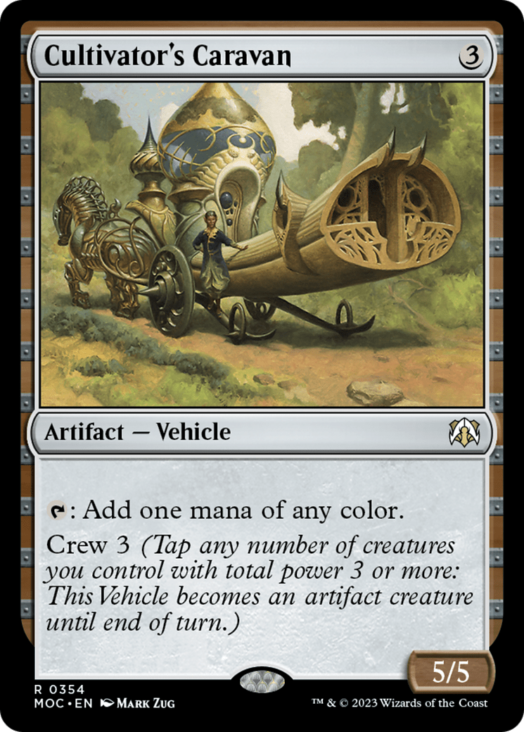 Cultivator's Caravan [March of the Machine Commander] MTG Single Magic: The Gathering  | Multizone: Comics And Games