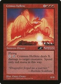 Crimson Hellkite (Oversized) [Oversize Cards] MTG Single Magic: The Gathering  | Multizone: Comics And Games