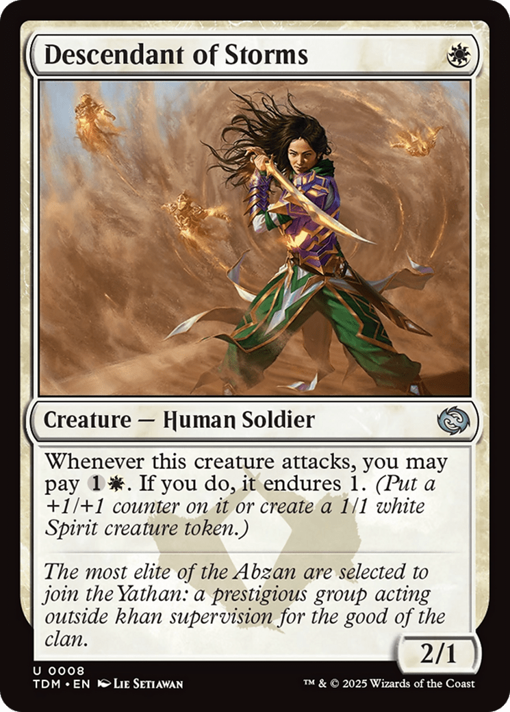 Descendant of Storms [Tarkir: Dragonstorm] MTG Single Magic: The Gathering  | Multizone: Comics And Games