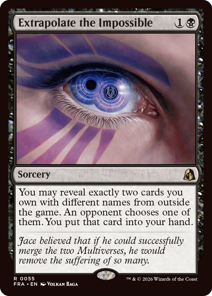 Extrapolate the Impossible [Reality Fracture] MTG Single Magic: The Gathering  | Multizone: Comics And Games