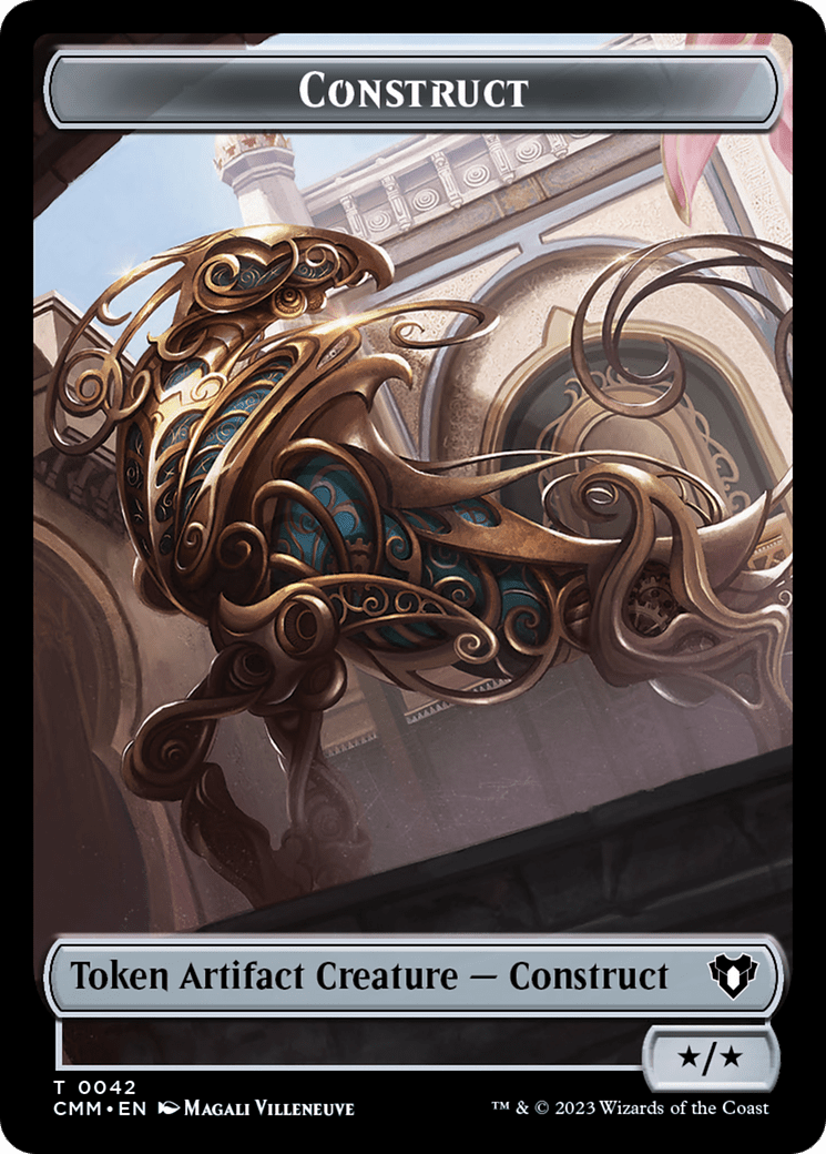 Eldrazi Spawn // Construct (0042) Double-Sided Token [Commander Masters Tokens] MTG Single Magic: The Gathering  | Multizone: Comics And Games