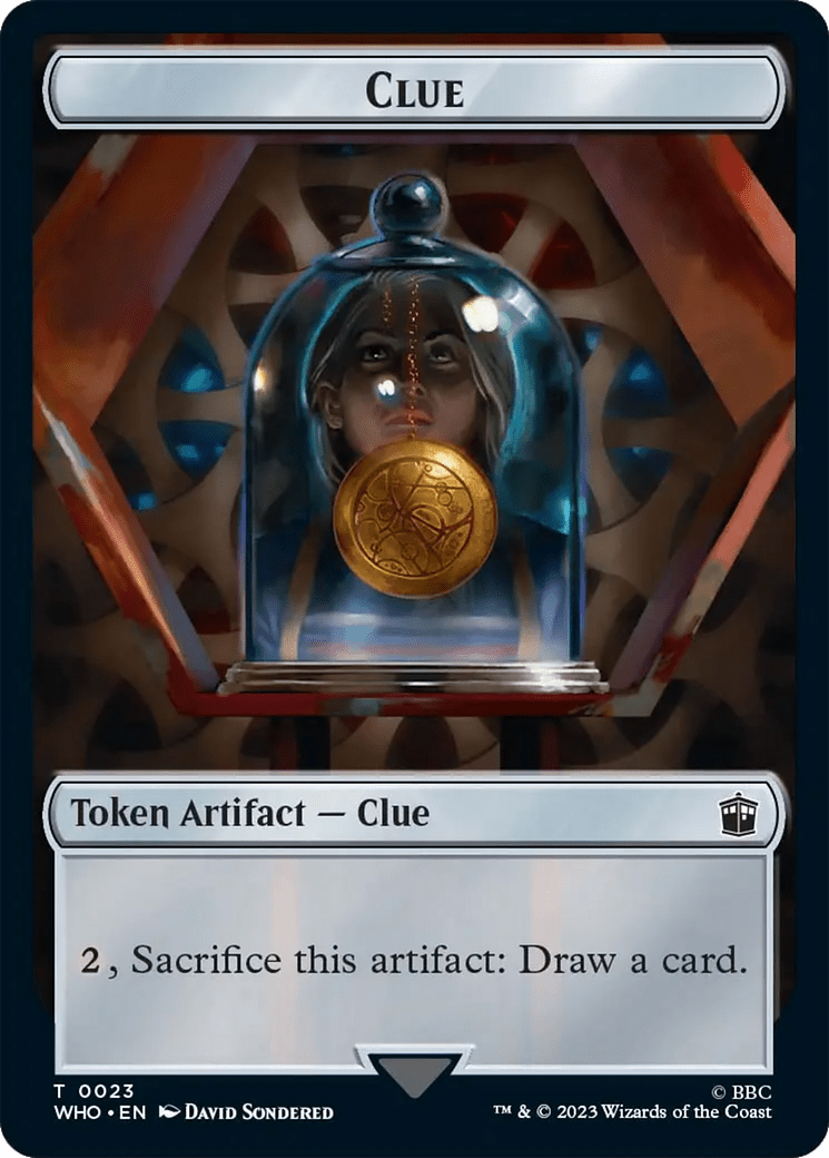 Clue Token [Doctor Who Tokens] MTG Single Magic: The Gathering  | Multizone: Comics And Games