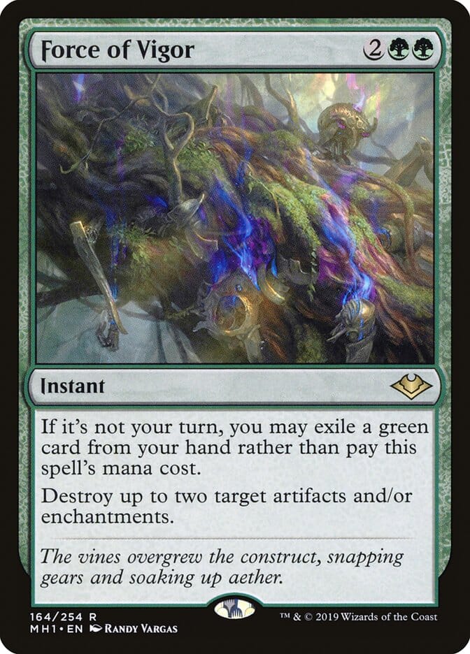Force of Vigor [Modern Horizons] MTG Single Magic: The Gathering  | Multizone: Comics And Games