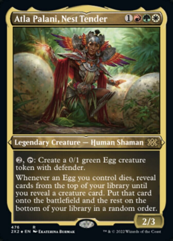 Atla Palani, Nest Tender (Foil Etched) [Double Masters 2022] MTG Single Magic: The Gathering  | Multizone: Comics And Games