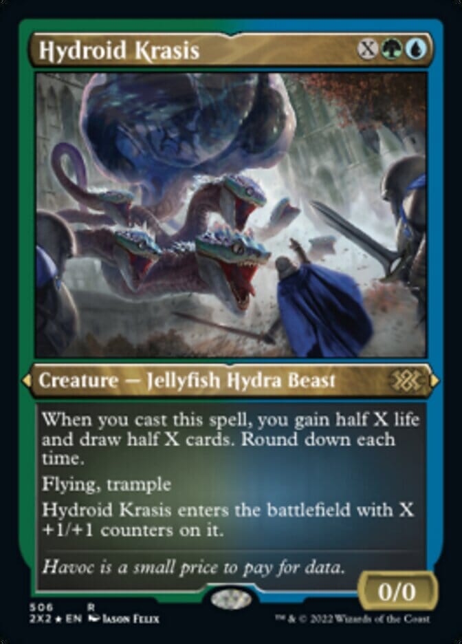 Hydroid Krasis (Foil Etched) [Double Masters 2022] MTG Single Magic: The Gathering  | Multizone: Comics And Games