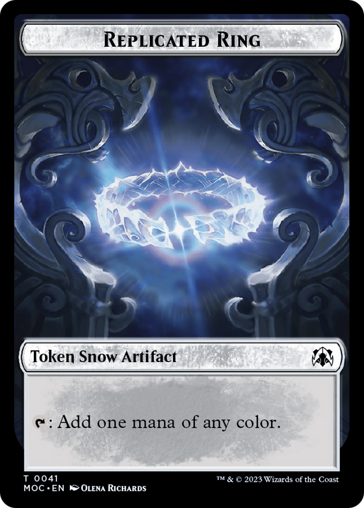 Food // Replicated Ring Double-Sided Token [March of the Machine Commander Tokens] MTG Single Magic: The Gathering  | Multizone: Comics And Games