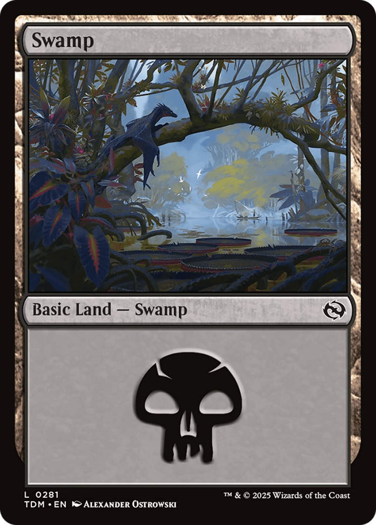 Swamp (0281) [Tarkir: Dragonstorm] MTG Single Magic: The Gathering  | Multizone: Comics And Games
