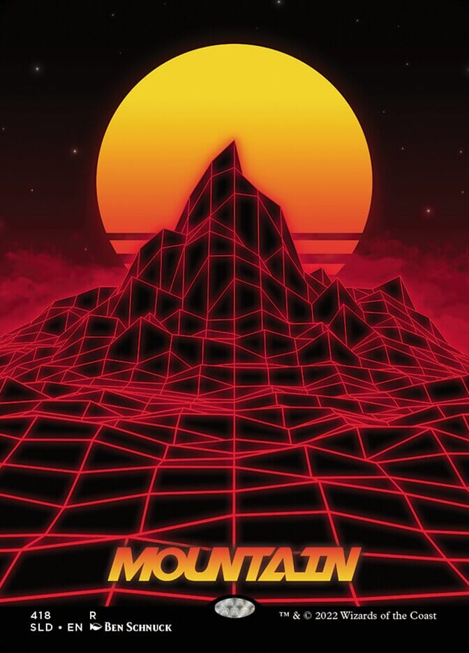 Mountain (418) [Secret Lair Drop Series] MTG Single Magic: The Gathering  | Multizone: Comics And Games