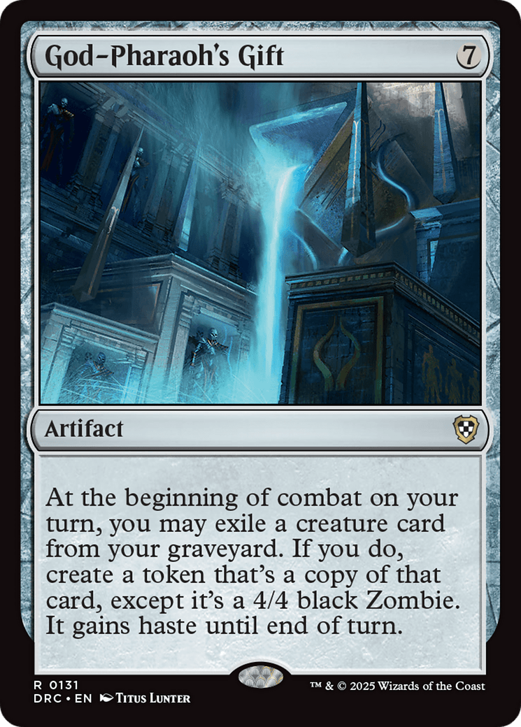 God-Pharaoh's Gift [Aetherdrift Commander] MTG Single Magic: The Gathering  | Multizone: Comics And Games