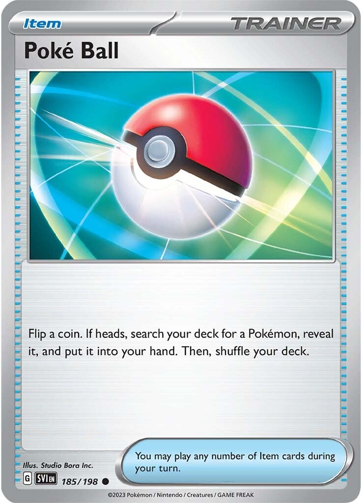 Poke Ball (185/198) [Scarlet & Violet: Base Set] Pokemon Single Pokémon  | Multizone: Comics And Games