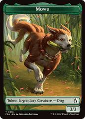 Ajani's Pridemate // Mowu Double-Sided Token [Reality Fracture Tokens] MTG Single Magic: The Gathering  | Multizone: Comics And Games