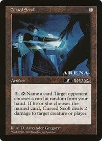 Cursed Scroll (Oversized) [Oversize Cards] MTG Single Magic: The Gathering  | Multizone: Comics And Games