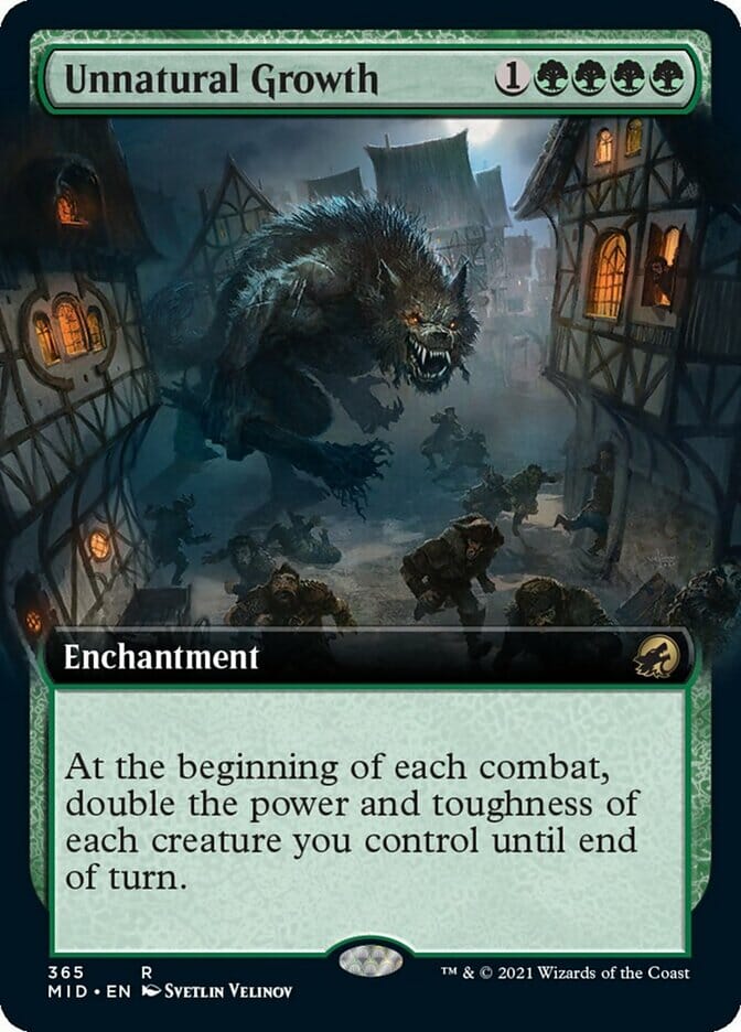 Unnatural Growth (Extended Art) [Innistrad: Midnight Hunt] MTG Single Magic: The Gathering  | Multizone: Comics And Games