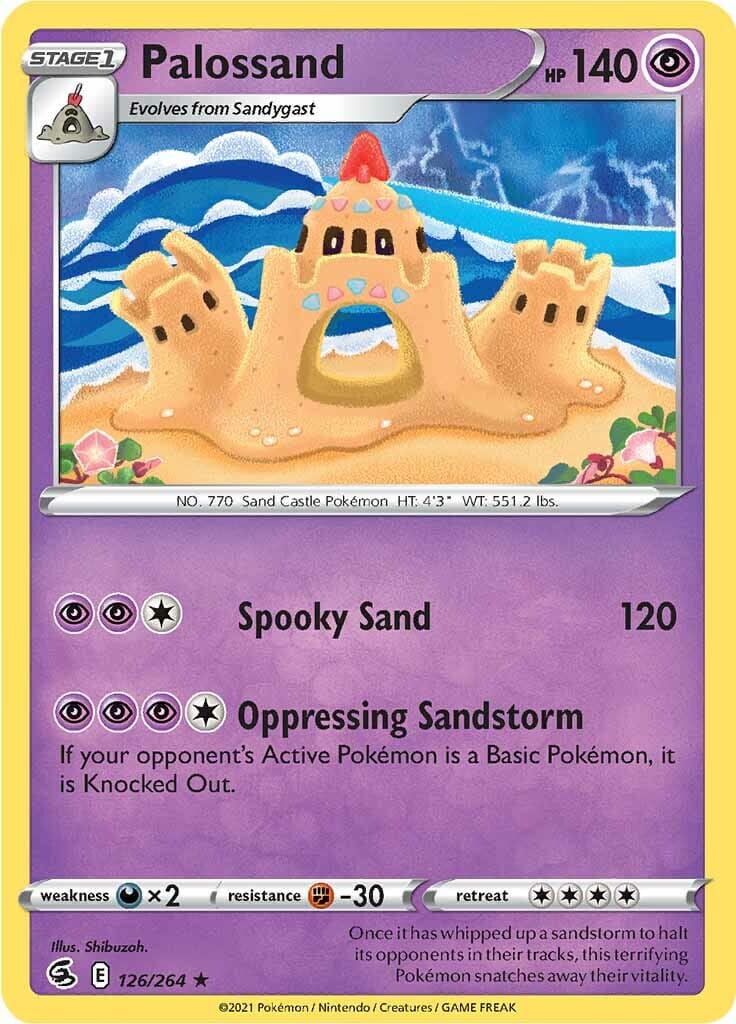 Palossand (126/264) [Sword & Shield: Fusion Strike] Pokemon Single Pokémon  | Multizone: Comics And Games
