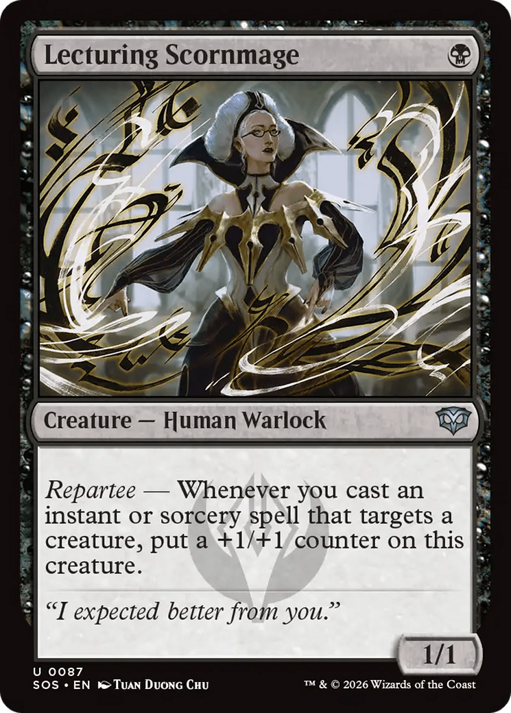 Lecturing Scornmage [Secrets of Strixhaven] MTG Single Magic: The Gathering  | Multizone: Comics And Games
