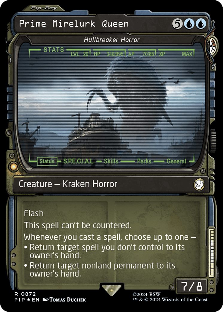 Prime Mirelurk Queen - Hullbreaker Horror (Showcase) (Surge Foil) [Fallout] MTG Single Magic: The Gathering  | Multizone: Comics And Games
