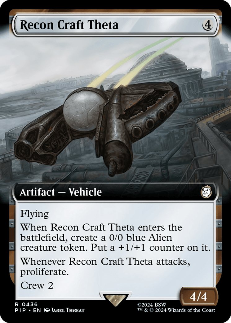 Recon Craft Theta (Extended Art) [Fallout] MTG Single Magic: The Gathering  | Multizone: Comics And Games