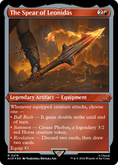 The Spear of Leonidas (Foil Etched) [Assassin's Creed] MTG Single Magic: The Gathering  | Multizone: Comics And Games