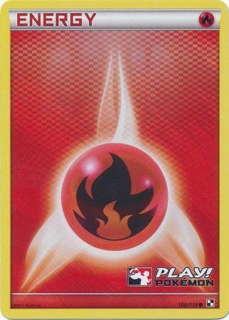 Fire Energy (106/114) (Play Pokemon Promo) [Black & White: Base Set] Pokemon Single Pokémon  | Multizone: Comics And Games