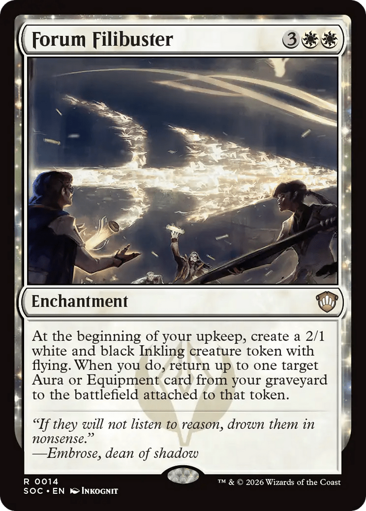 Forum Filibuster [Secrets of Strixhaven Commander] MTG Single Magic: The Gathering  | Multizone: Comics And Games