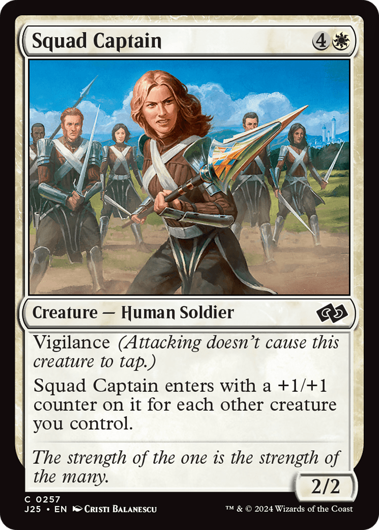 Squad Captain [Foundations Jumpstart] MTG Single Magic: The Gathering  | Multizone: Comics And Games