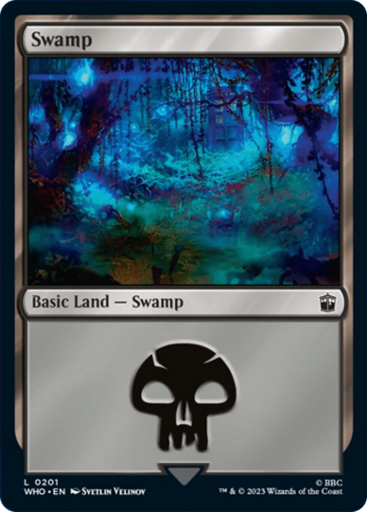 Swamp (201) [Doctor Who] MTG Single Magic: The Gathering  | Multizone: Comics And Games