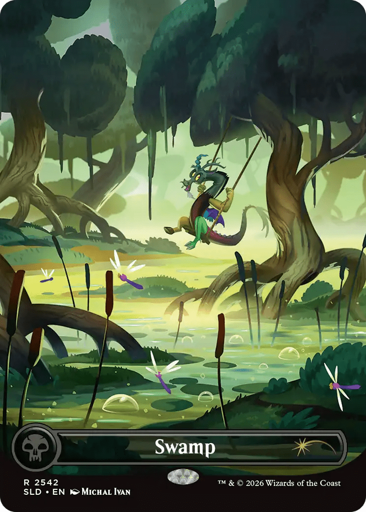 Swamp (2542) [Secret Lair Drop Series] MTG Single Magic: The Gathering  | Multizone: Comics And Games