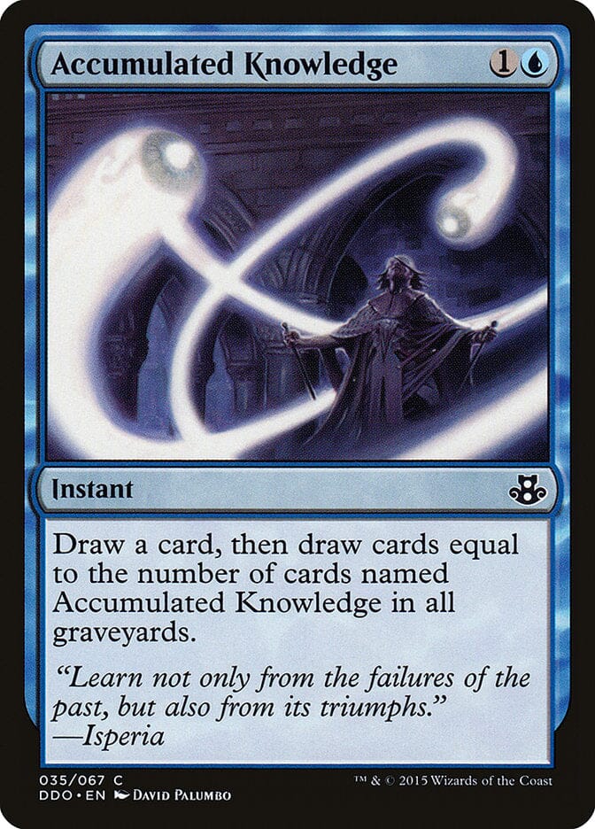 Accumulated Knowledge [Duel Decks: Elspeth vs. Kiora] MTG Single Magic: The Gathering  | Multizone: Comics And Games