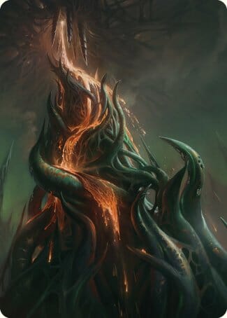 Copperline Gorge Art Card [Phyrexia: All Will Be One Art Series] MTG Single Magic: The Gathering  | Multizone: Comics And Games