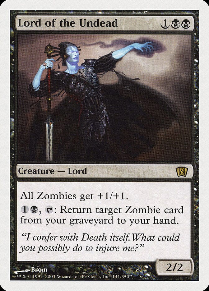 Lord of the Undead (8th Edition) [Oversize Cards] MTG Single Magic: The Gathering  | Multizone: Comics And Games