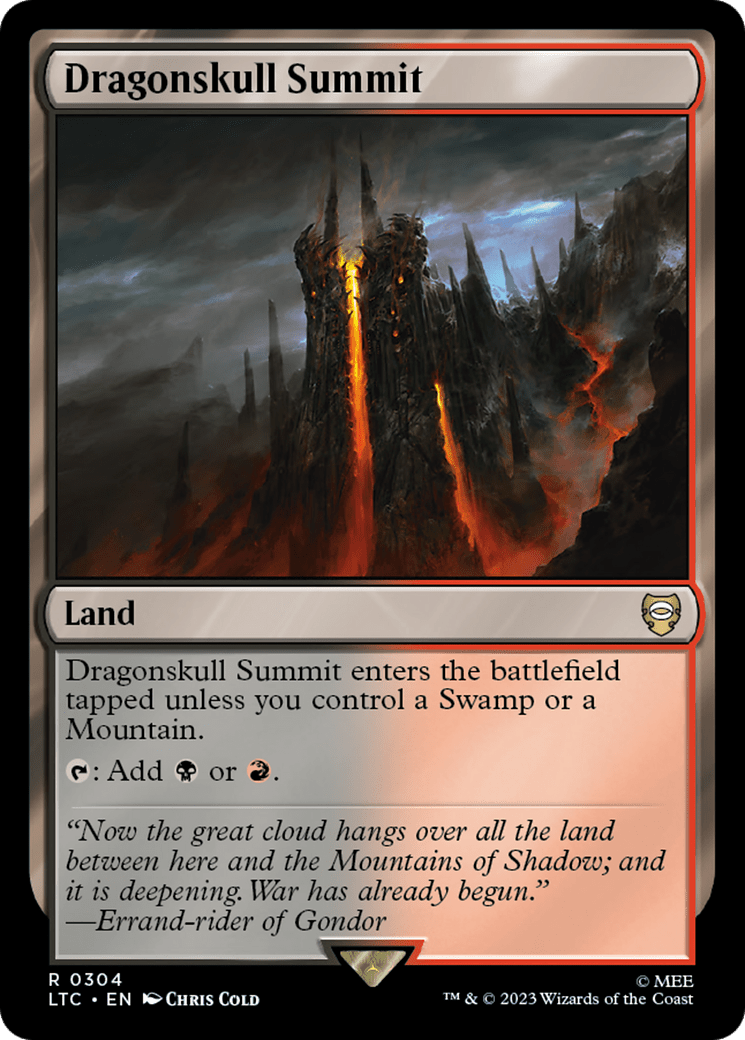 Dragonskull Summit [The Lord of the Rings: Tales of Middle-Earth Commander] MTG Single Magic: The Gathering  | Multizone: Comics And Games