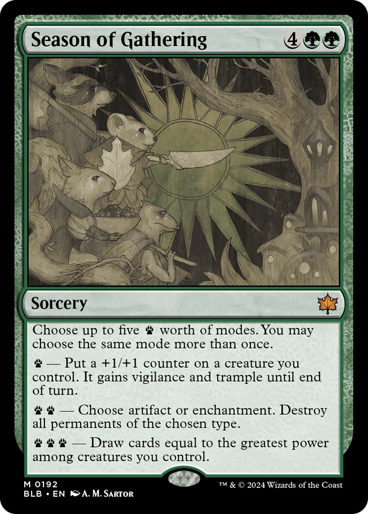 Season of Gathering [Bloomburrow] MTG Single Magic: The Gathering  | Multizone: Comics And Games