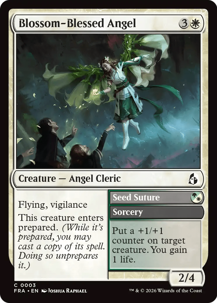 Blossom-Blessed Angel [Reality Fracture] MTG Single Magic: The Gathering  | Multizone: Comics And Games