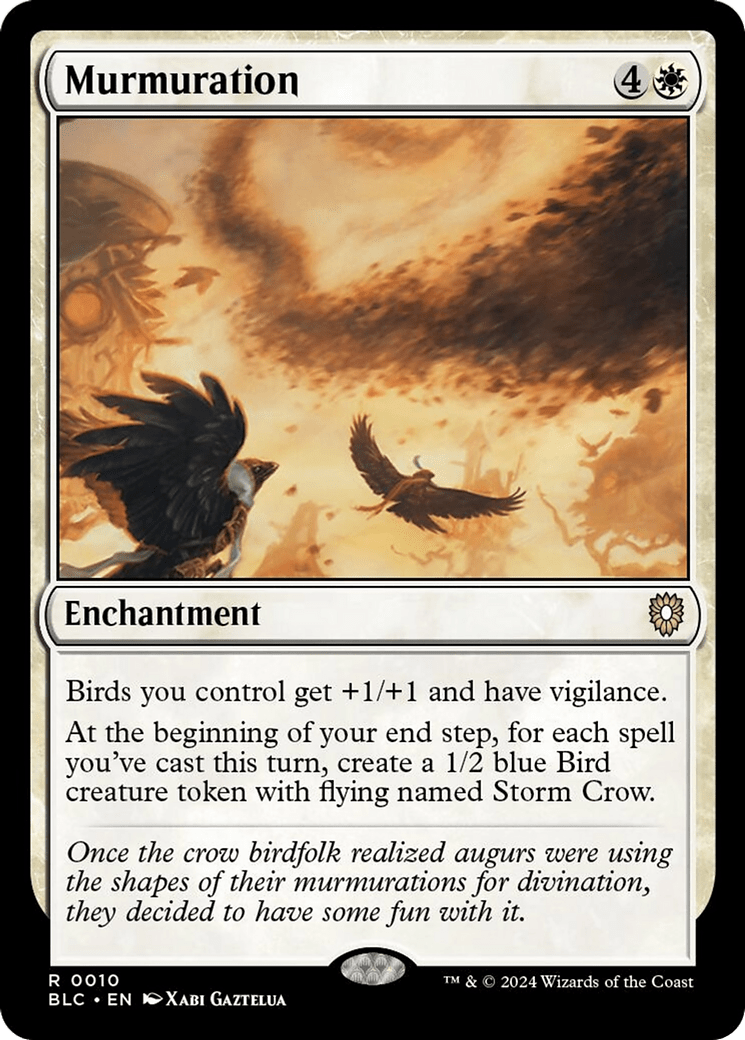 Murmuration [Bloomburrow Commander] MTG Single Magic: The Gathering  | Multizone: Comics And Games