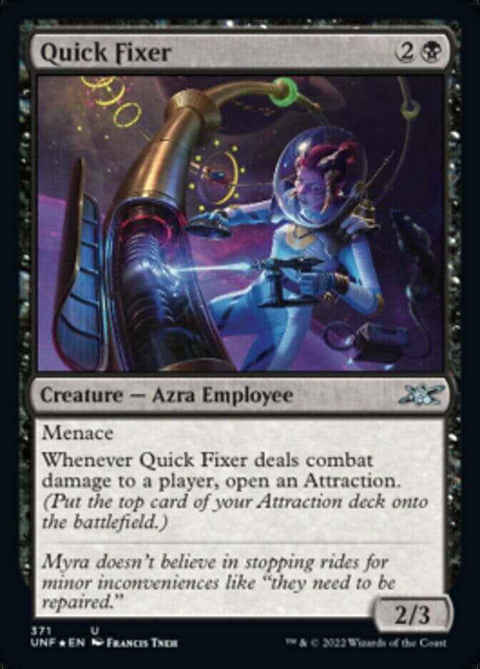 Quick Fixer (Galaxy Foil) [Unfinity] MTG Single Magic: The Gathering  | Multizone: Comics And Games