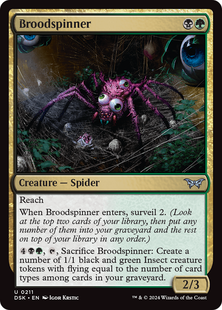 Broodspinner [Duskmourn: House of Horror] | Multizone: Comics And Games