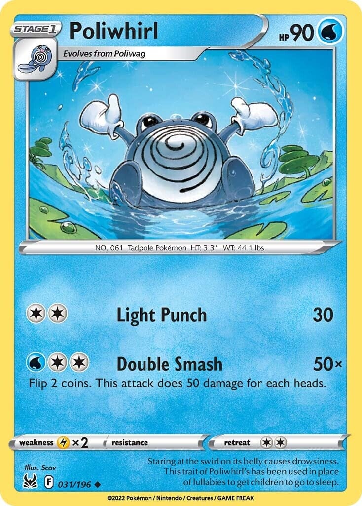 Poliwhirl (031/196) [Sword & Shield: Lost Origin] Pokemon Single Pokémon  | Multizone: Comics And Games