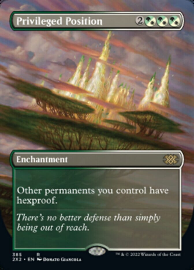 Privileged Position (Borderless Alternate Art) [Double Masters 2022] MTG Single Magic: The Gathering  | Multizone: Comics And Games