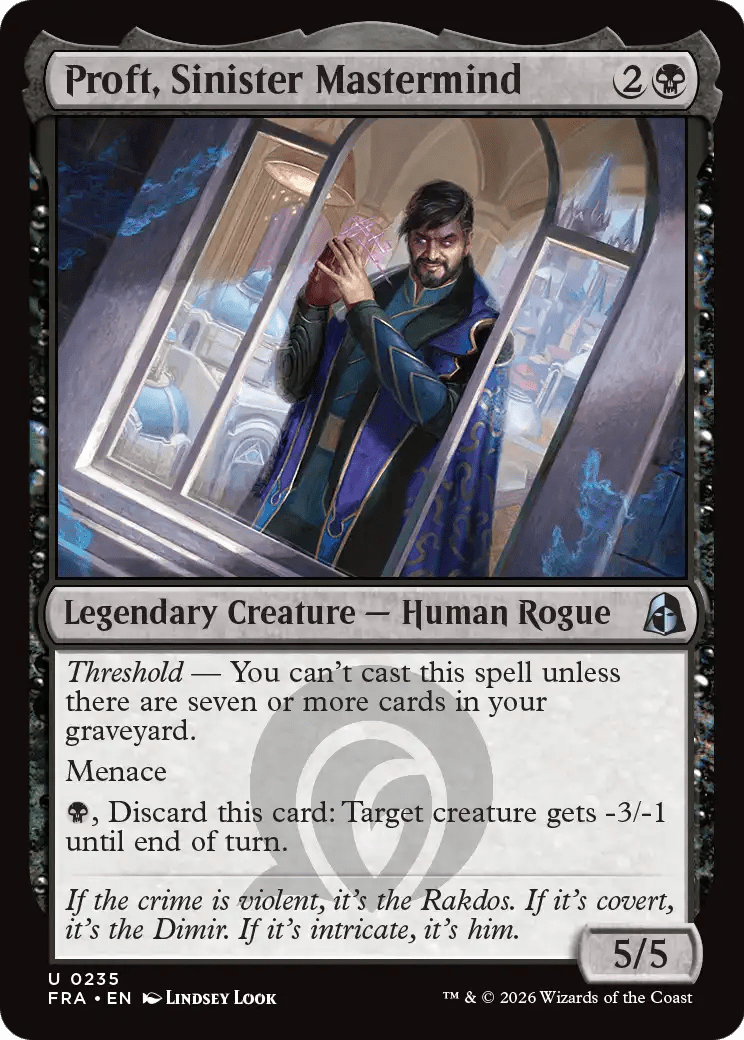 Proft, Sinister Mastermind [Reality Fracture] MTG Single Magic: The Gathering  | Multizone: Comics And Games